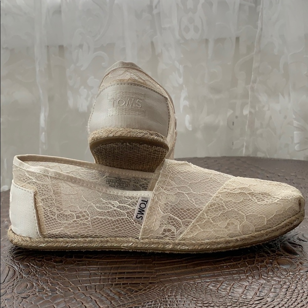 Toms bridal shoe